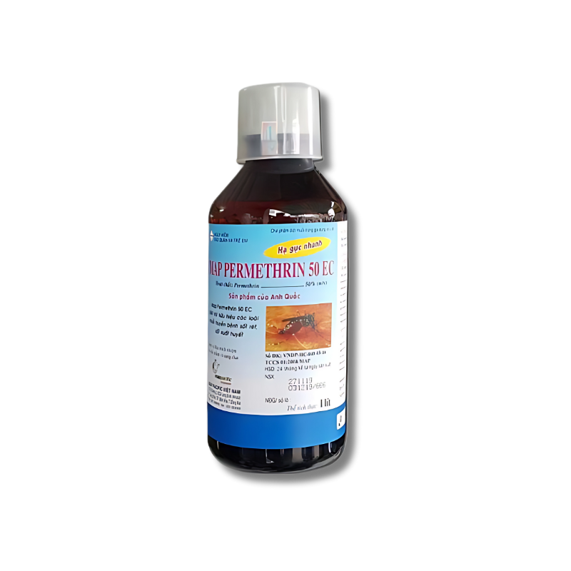 Thuốc diệt muỗi map Permethrin 50EC (1000ml)